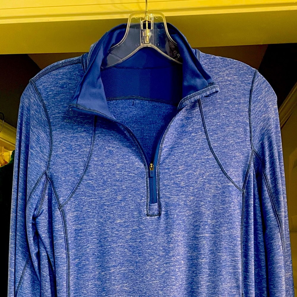 Women’s Lululemon Blue quarter zip run top- 10
